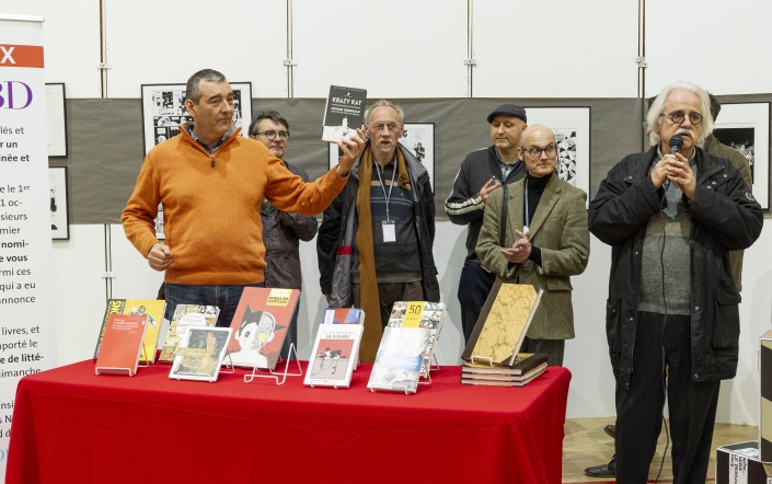 Remise du Prix Papiers Nickelés SoBD 2018 Remise du Prix Papiers Nickelés SoBD 2018