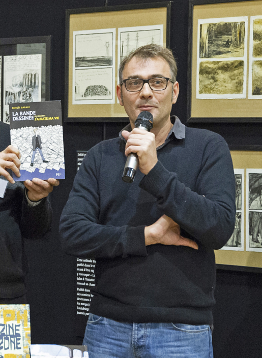 Benoit Barale reçoit le Prix Papiers Nickelés SoBD 2019 Benoît Barale
