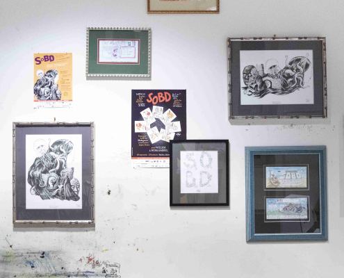 Le Petit musée du SoBD aux Ateliers de Beaux-Arts de Paris Le Petit musée du SoBD aux Ateliers de Beaux-Arts de Paris