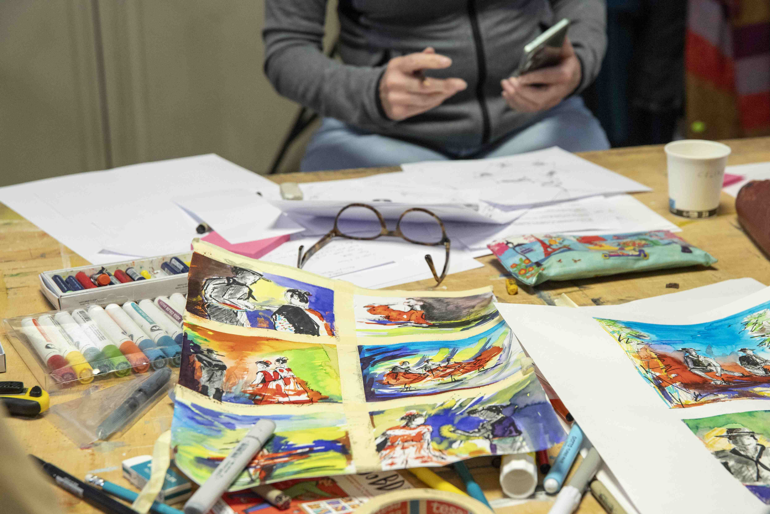 Les Carrés de la BD aux ateliers des Beaux-Arts de Paris Les Carrés de la BD aux ateliers des Beaux-Arts de Paris