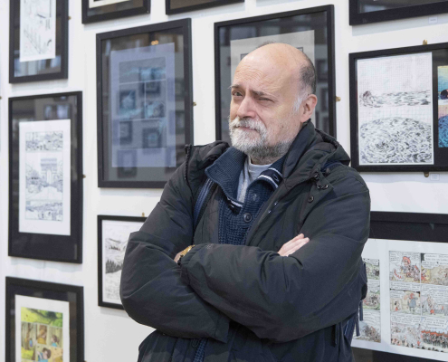 Portrait du commissaire d'expos Antoni Guiral, du Museu de San Cugat Portrait du commissaire d'expos Antoni Guiral, du Museu de San Cugat