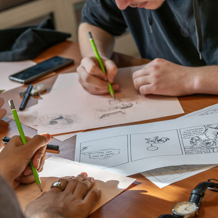 Atelier BD avec Pierre