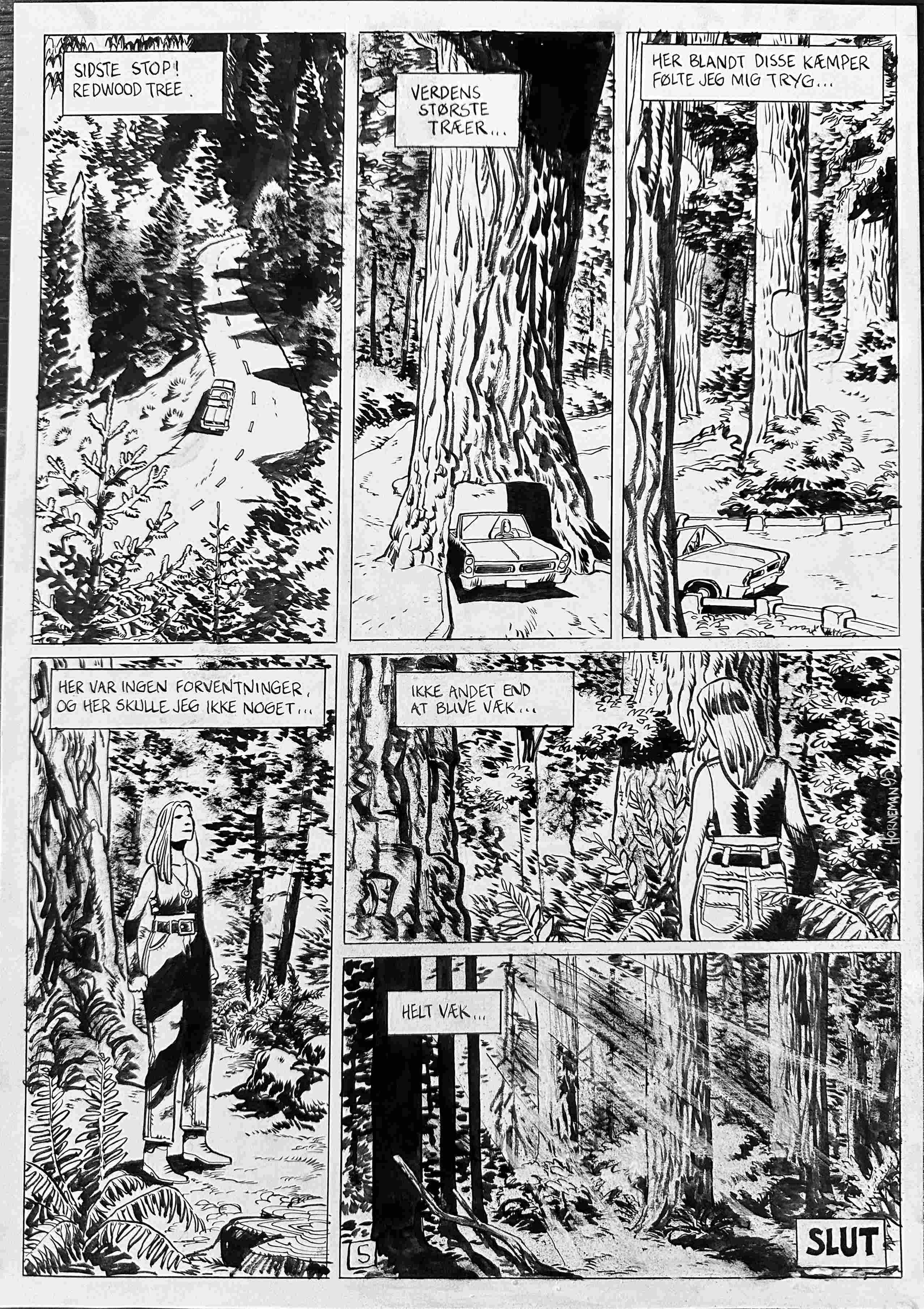 Planche de Lars Horeman. Frida