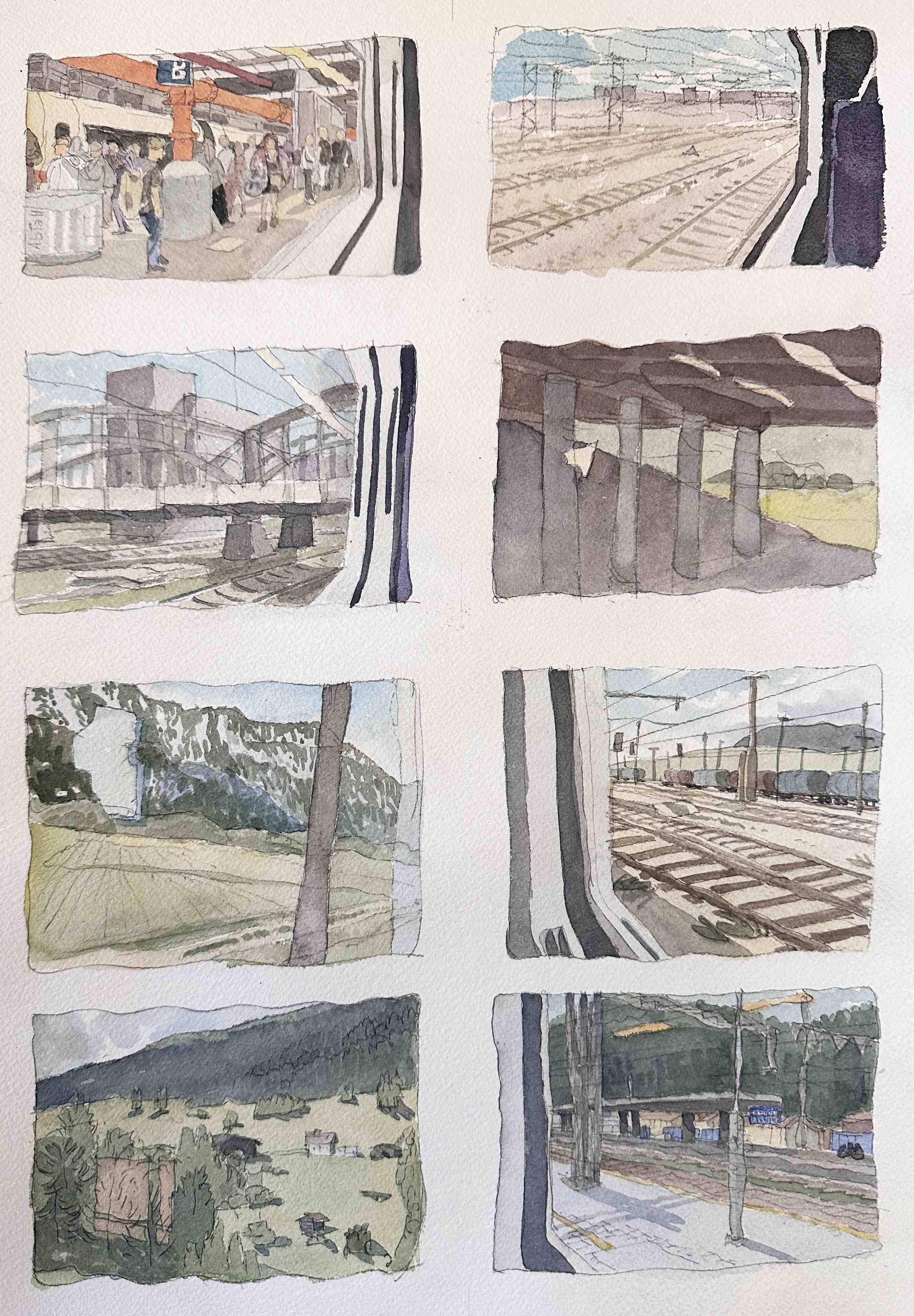 Lars Horeman. Train travel