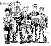 Illustration de Derf Backderf de Les Dissidents